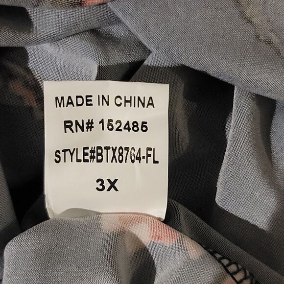 Papermoon Basima Back Detail Knit‎ Top in Navy Size 3X` - Picture 11 of 11